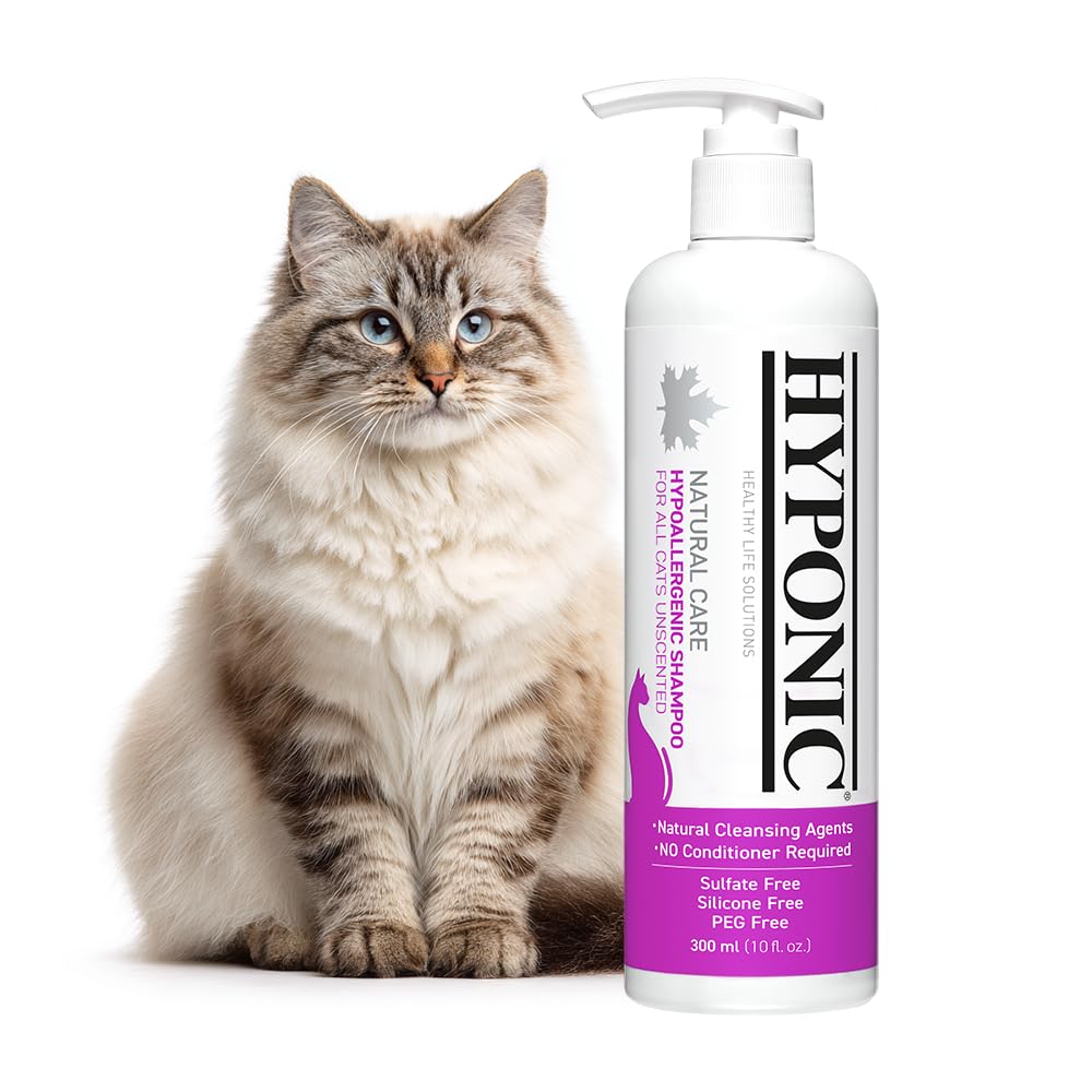 Amazon.com : HYPONIC Hypoallergenic Premium Shampoo for All Cats